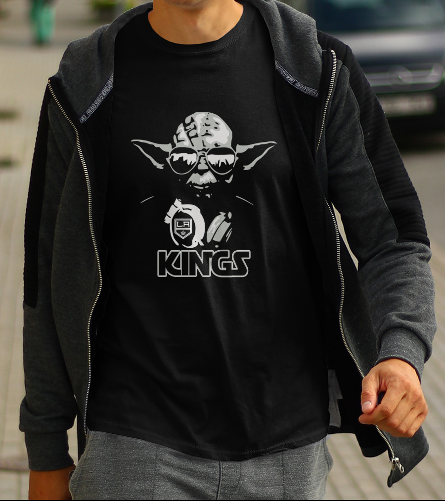 Yoda Star Wars LA Kings Hockey Fans T-Shirt