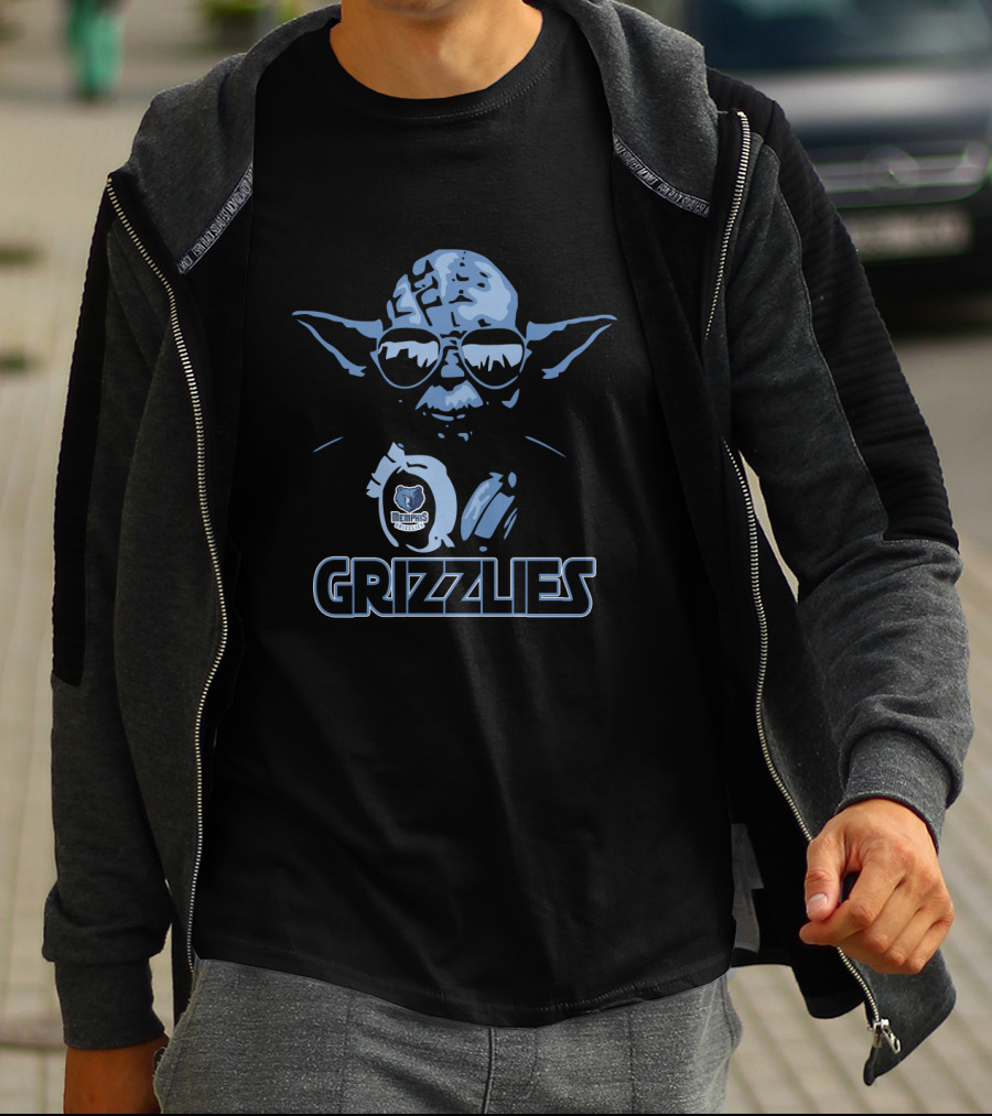 Memphis Grizzlies Yoda Star Wars Fans T-Shirt