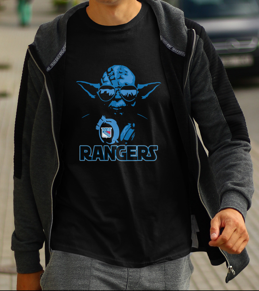 Yoda New York Rangers Fans Star Wars Inspired Rangers T-Shirt