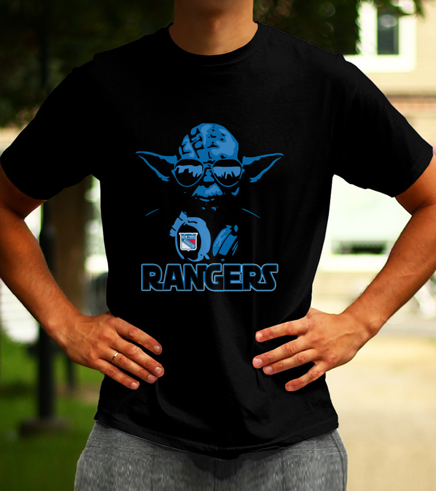 Yoda New York Rangers Fans Star Wars Inspired Rangers T-Shirt