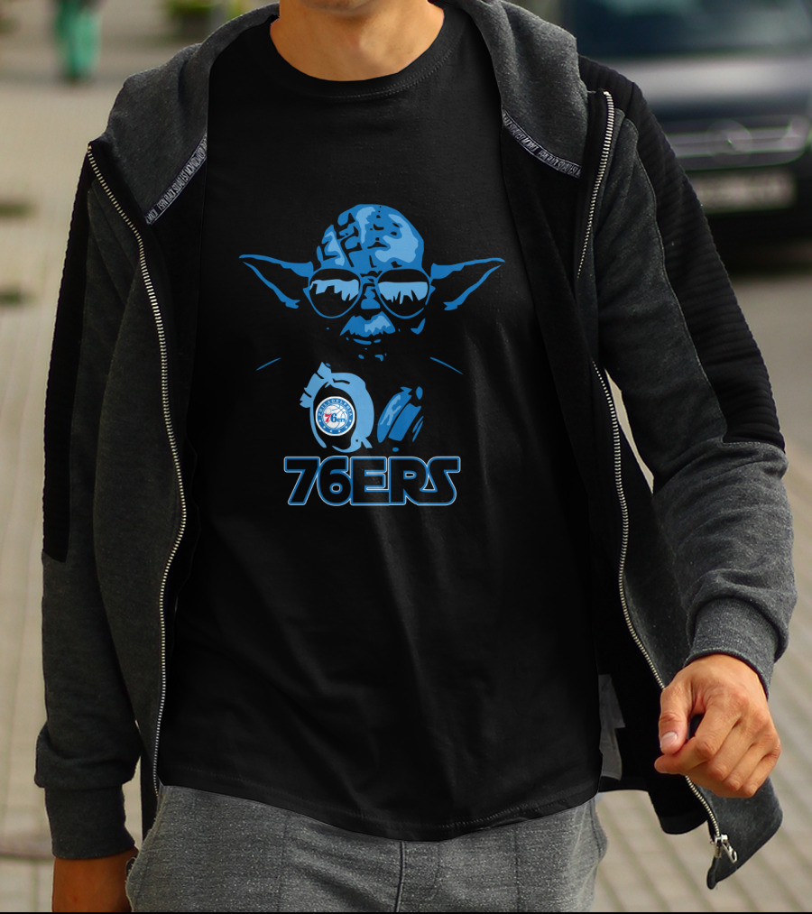 76ers Yoda Star Wars Philadelphia Fans T-Shirt