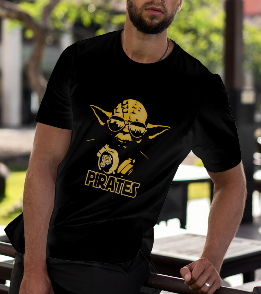 Yoda Star Wars Pittsburgh Pirates Crossover Fan T-Shirt