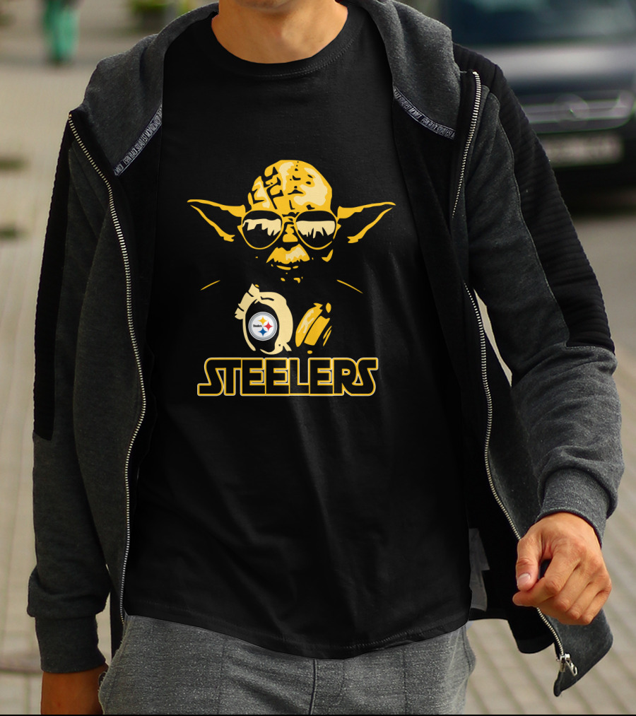 Yoda Star Wars Steelers Fans T-Shirt