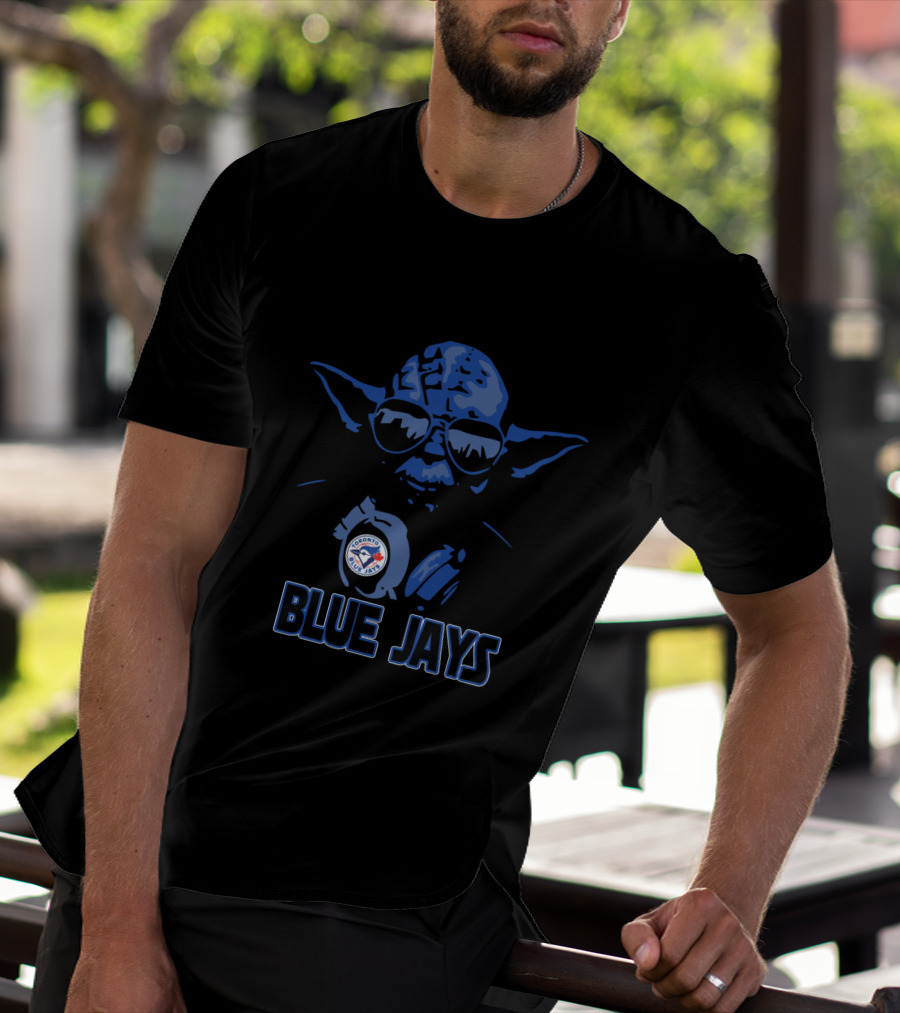 Yoda Star Wars Toronto Blue Jays Blue Jays Fans Yoda Toronto Blue Jays T-Shirt