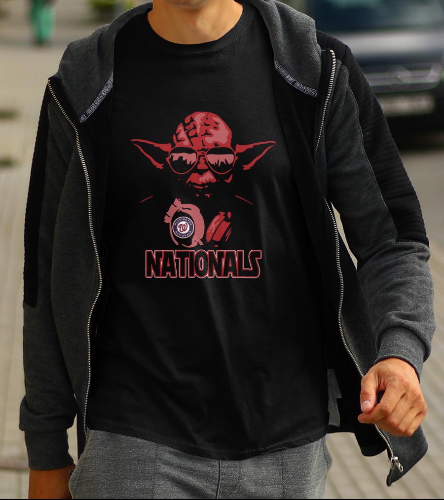 Yoda Nationals Star Wars Washington MLB Fans T-Shirt