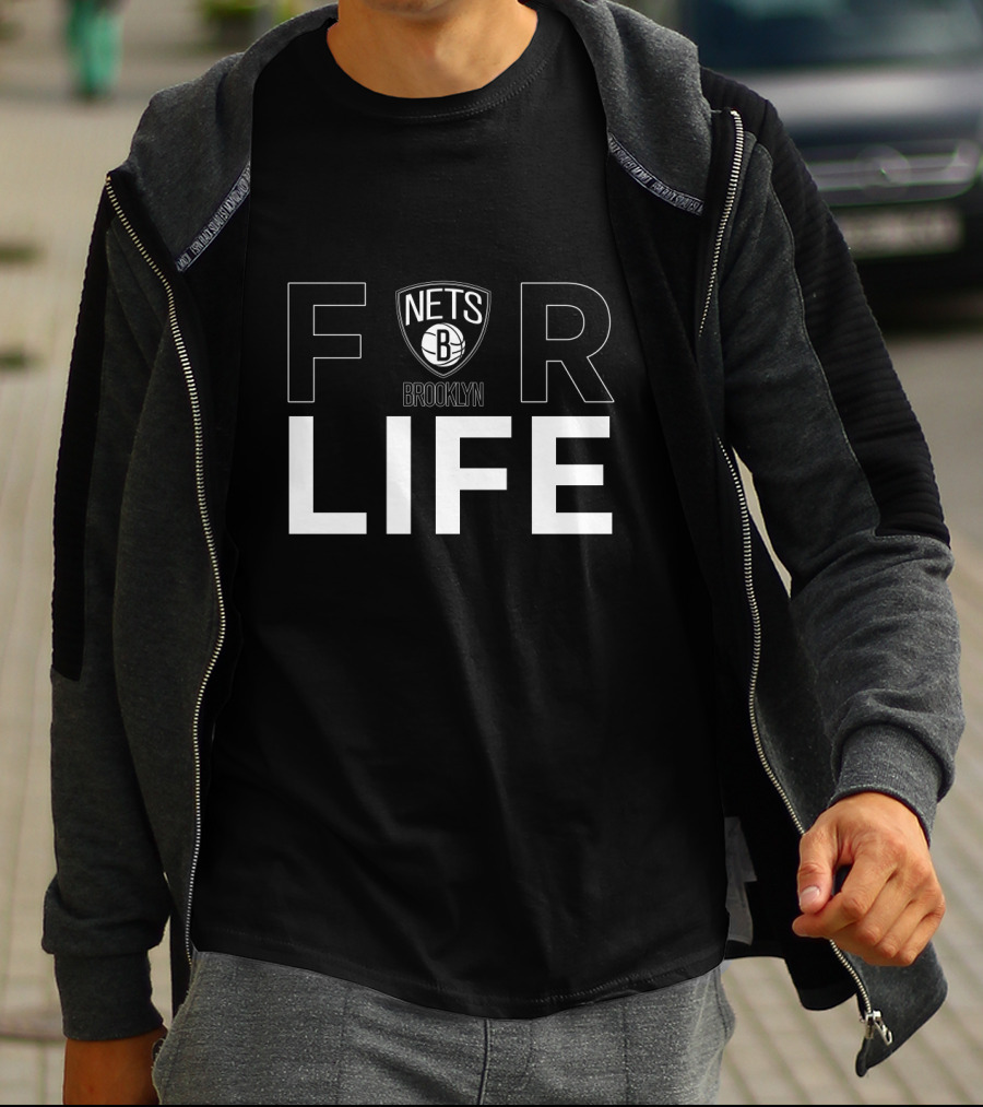 Brooklyn Nets Logo For Life Fans T-Shirt