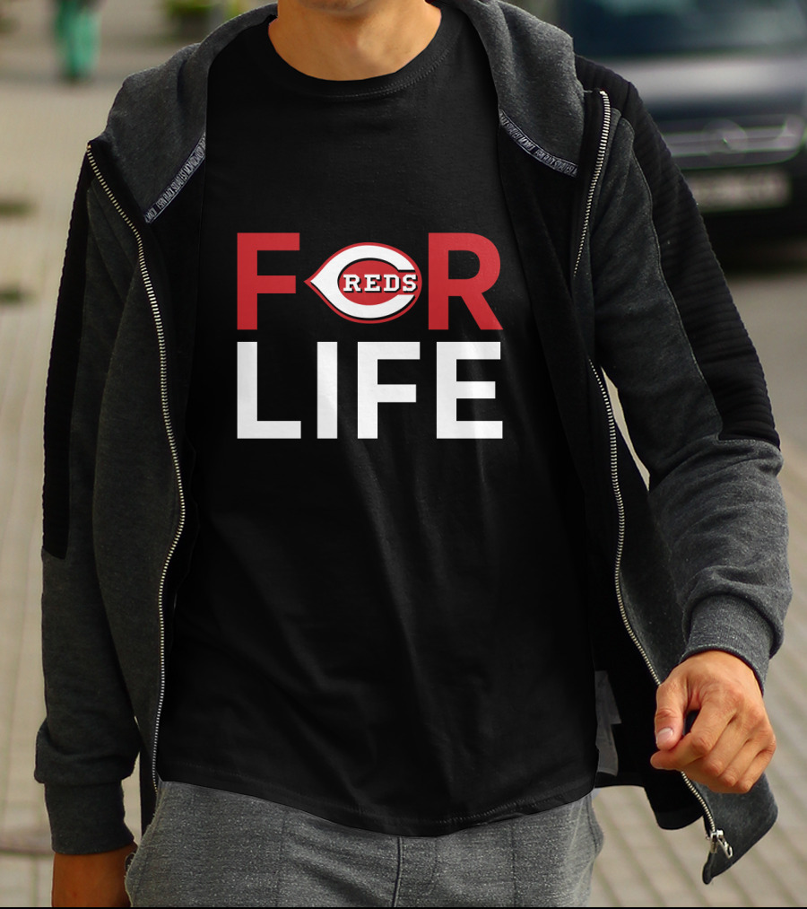Cincinnati Reds Logo For Life Fan Commitment T-Shirt