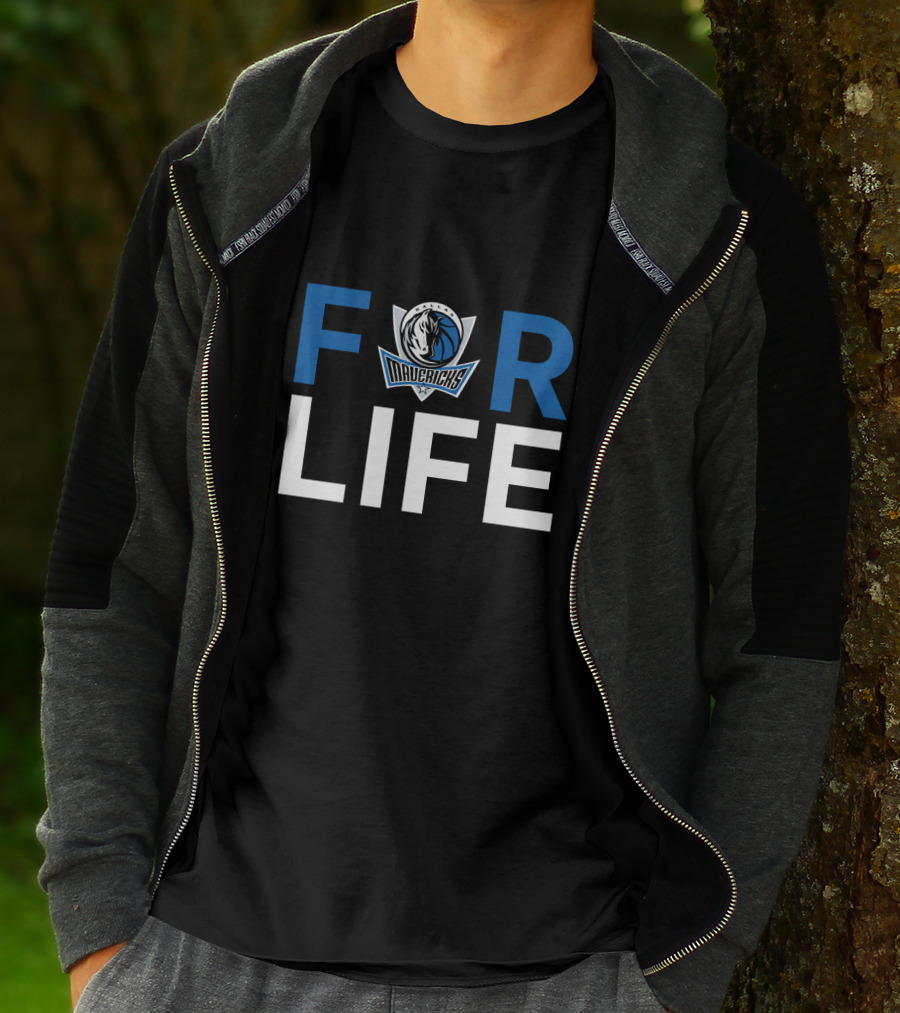 For Life Dallas Mavericks Fans T-Shirt