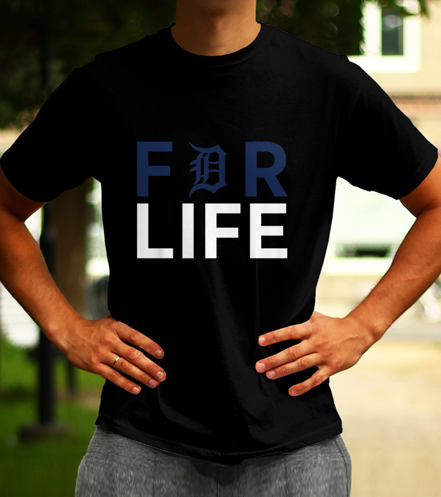 Detroit Tigers Fans Fdr Life T-Shirt