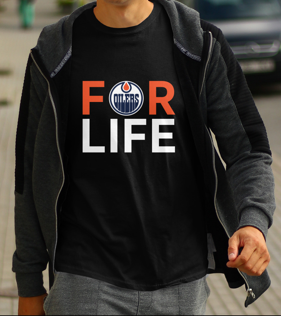 Edmonton Oilers For Life Fan Loyalty T-Shirt