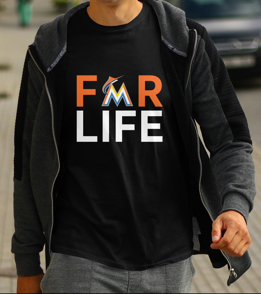 For Life Miami Marlins Fan Pride T-Shirt