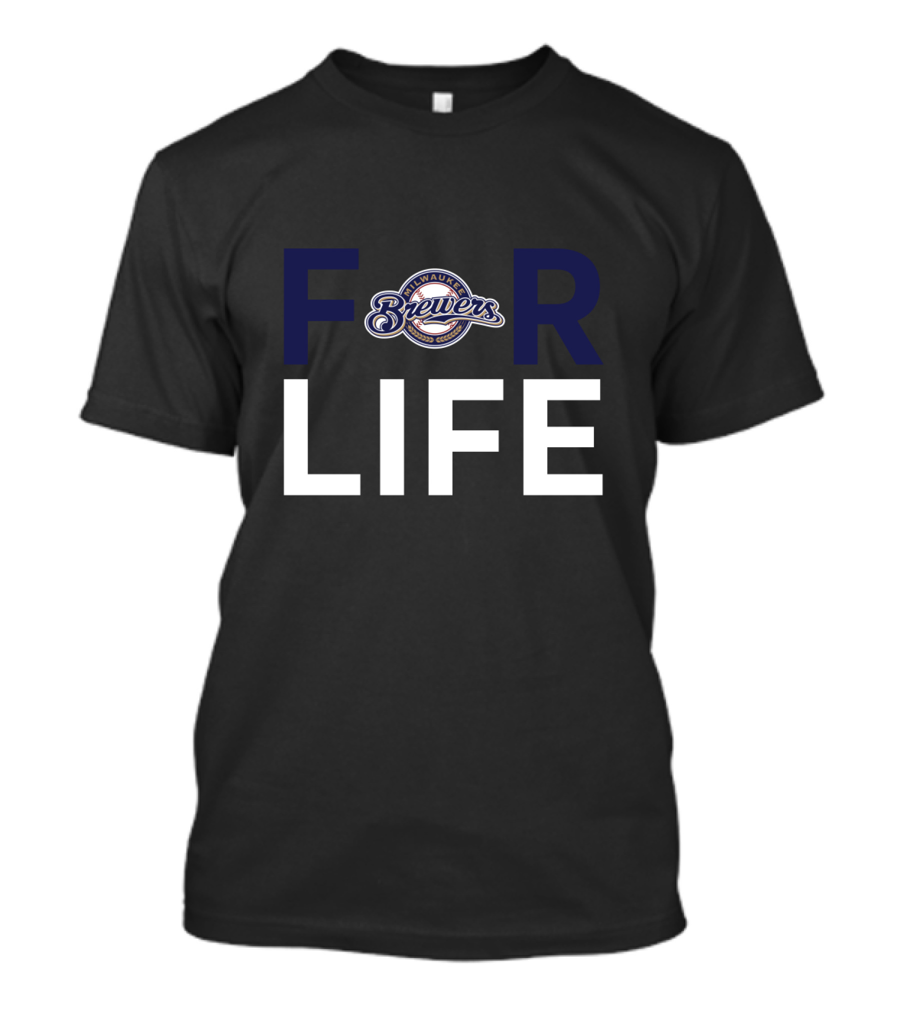 Milwaukee Brewers For Life Fan Commitment T-Shirt