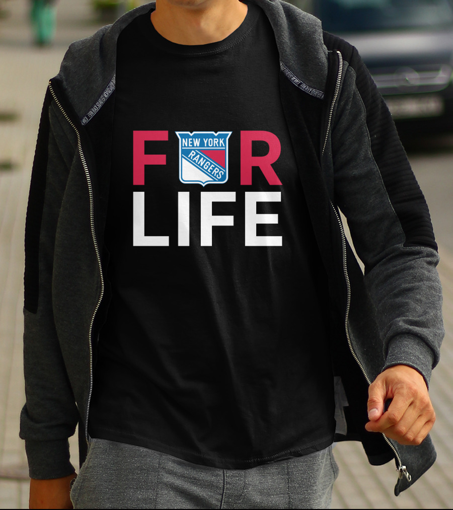 New York Rangers For Life Fans Loyalty T-Shirt