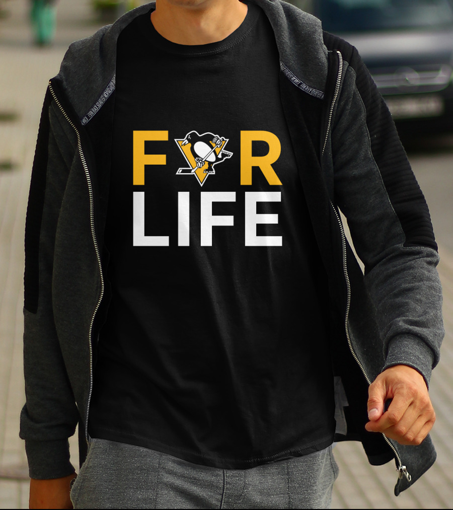 For Life Pittsburgh Penguins Fans T-Shirt