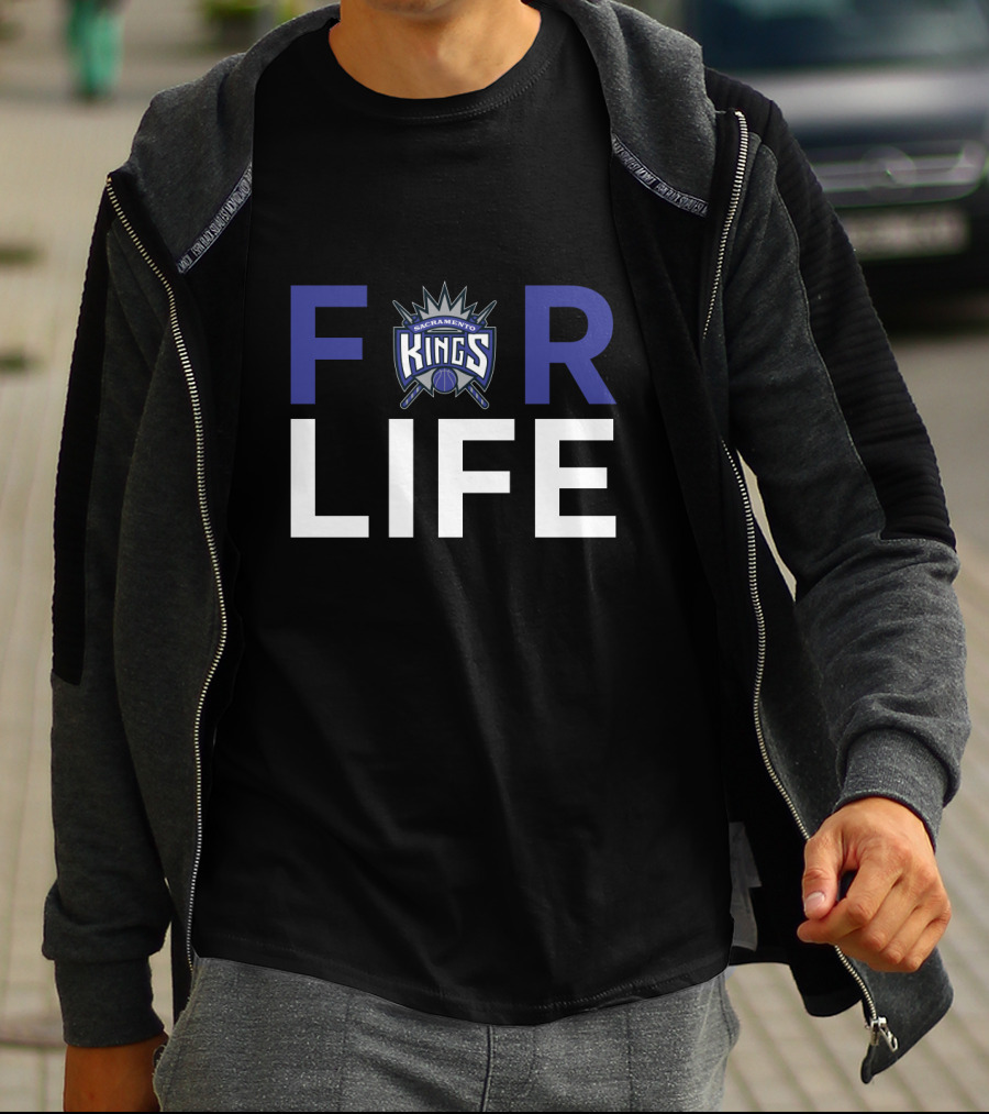 Sacramento Kings Logo For Life Fan Support T-Shirt