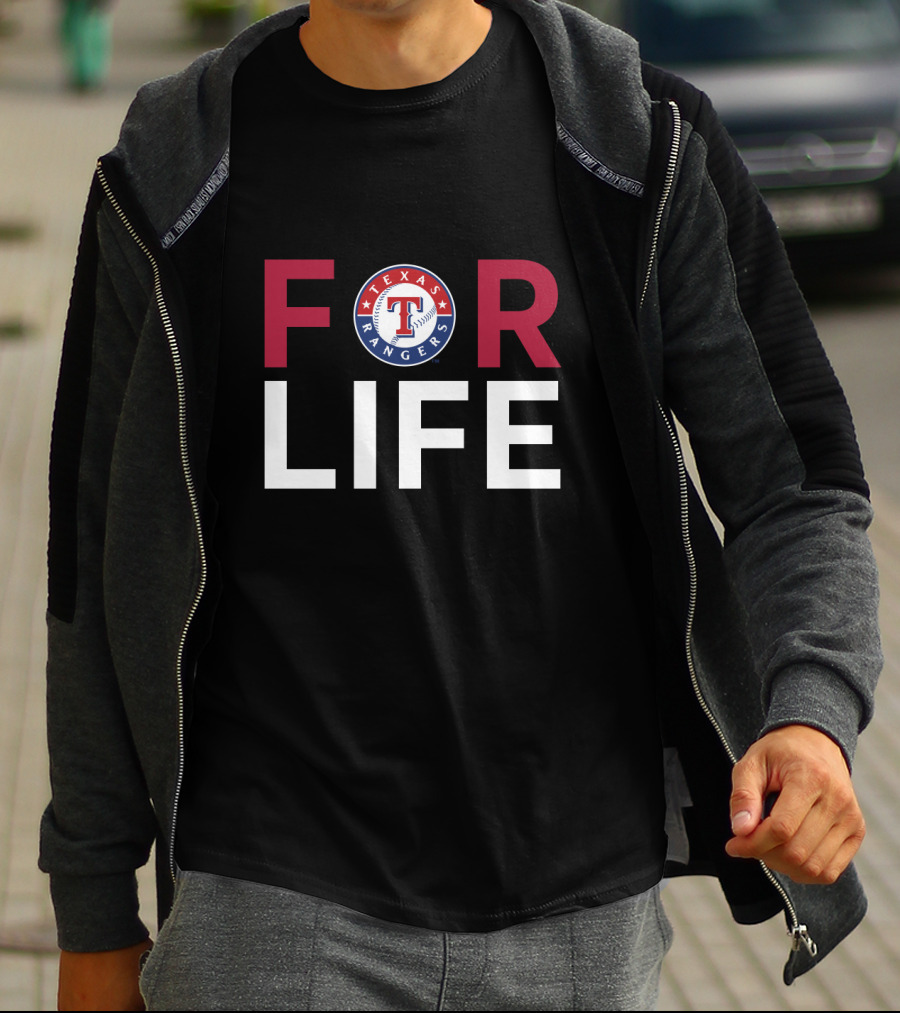 Texas Rangers For Life Fan Gear T-Shirt