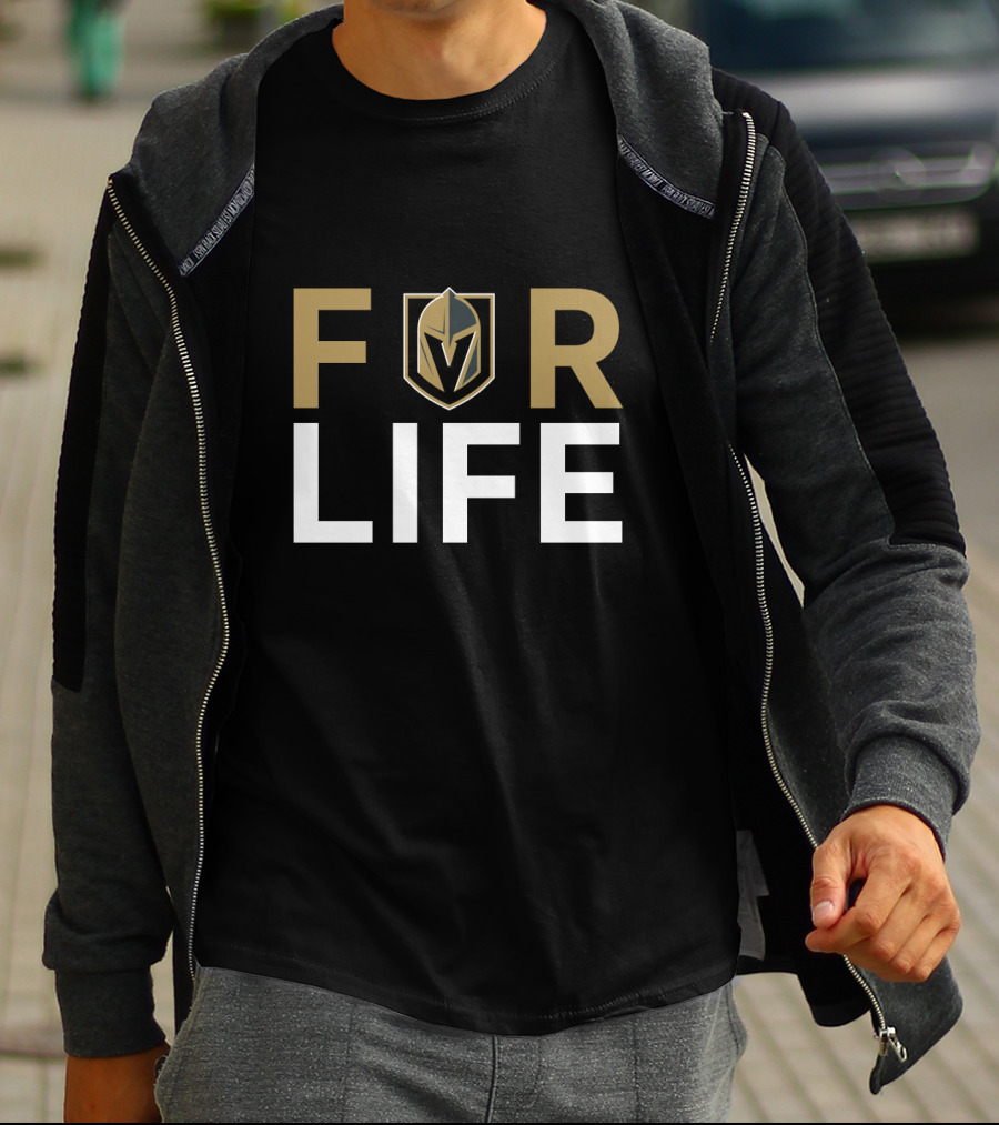 Vegas Golden Knights For Life Fan Spirit T-Shirt
