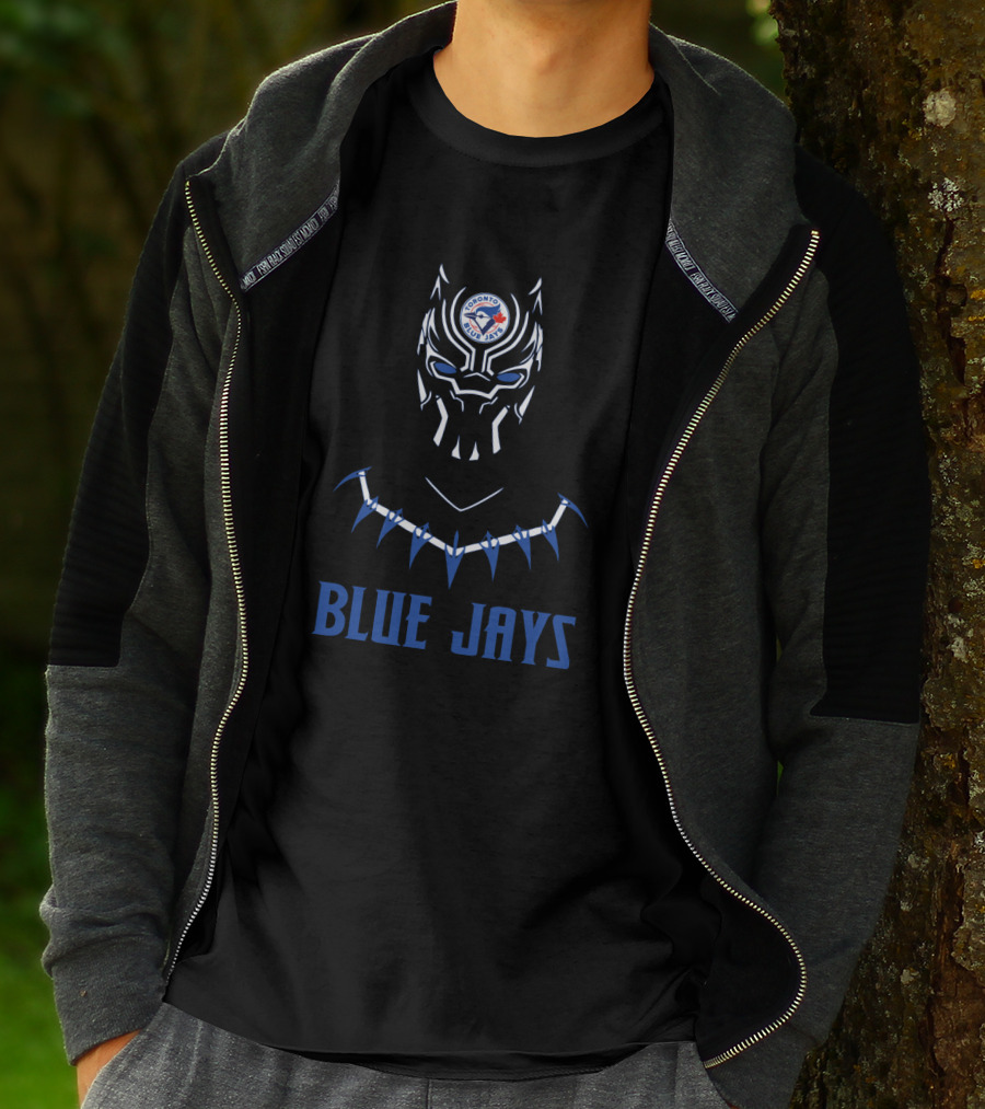 Toronto Blue Jays Black Panther Mashup For Dedicated Fans T-Shirt