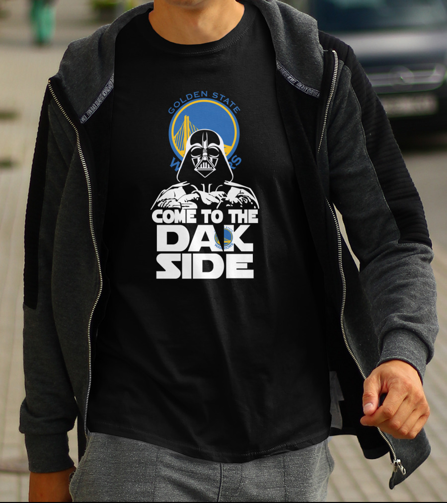 Golden State Warriors Darth Vader Come To The Dark Side T-Shirt