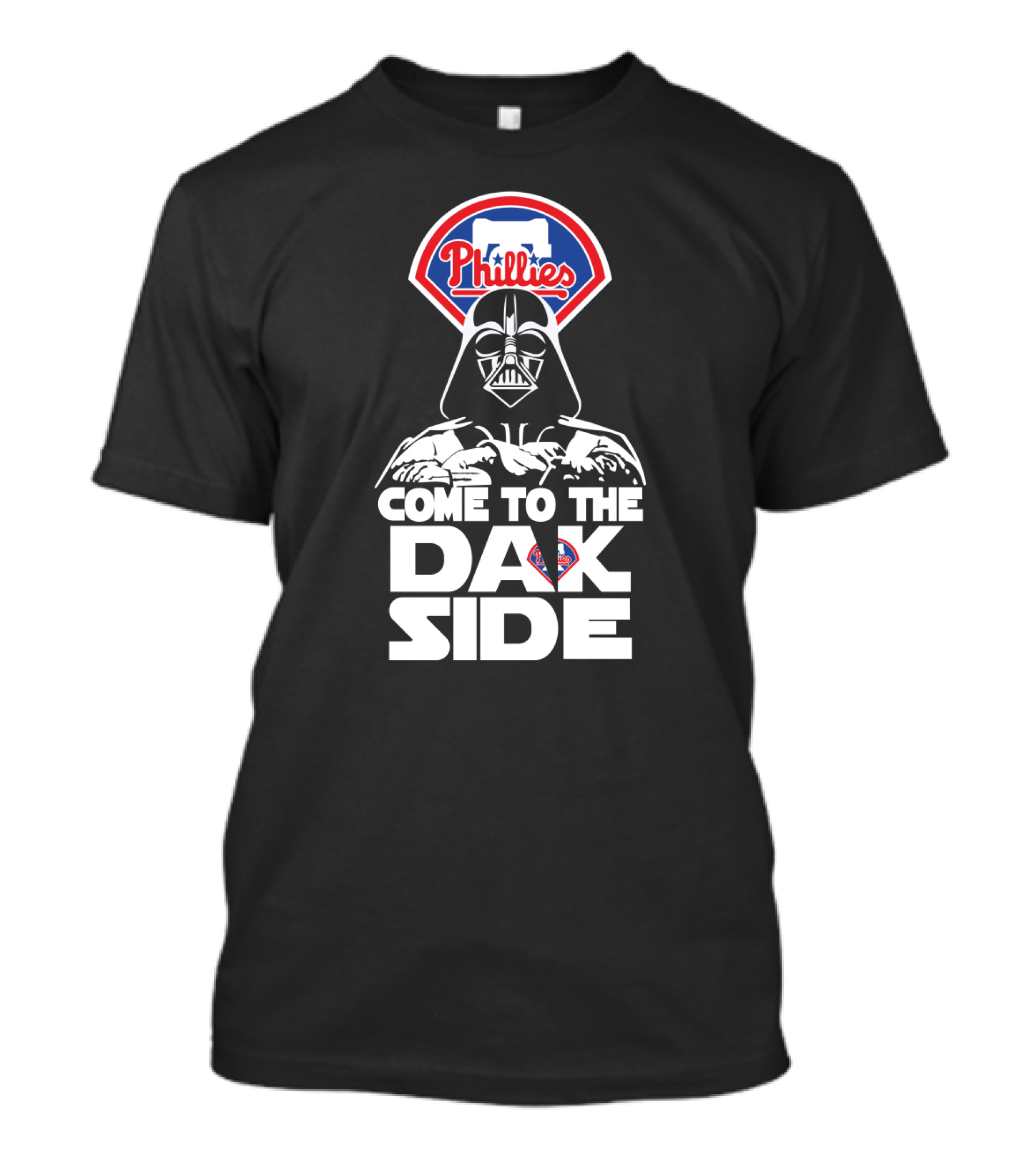 Philadelphia Phillies Fans Come To The Dark Side Darth Vader T-Shirt