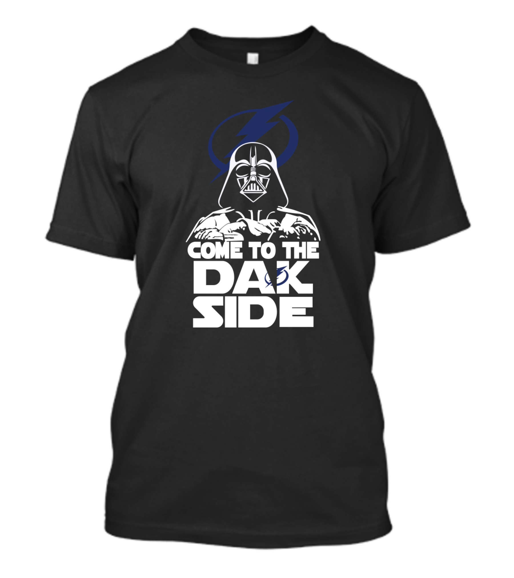 Darth Vader Come To The DAK Side Tampa Bay Lightning Fans T-Shirt