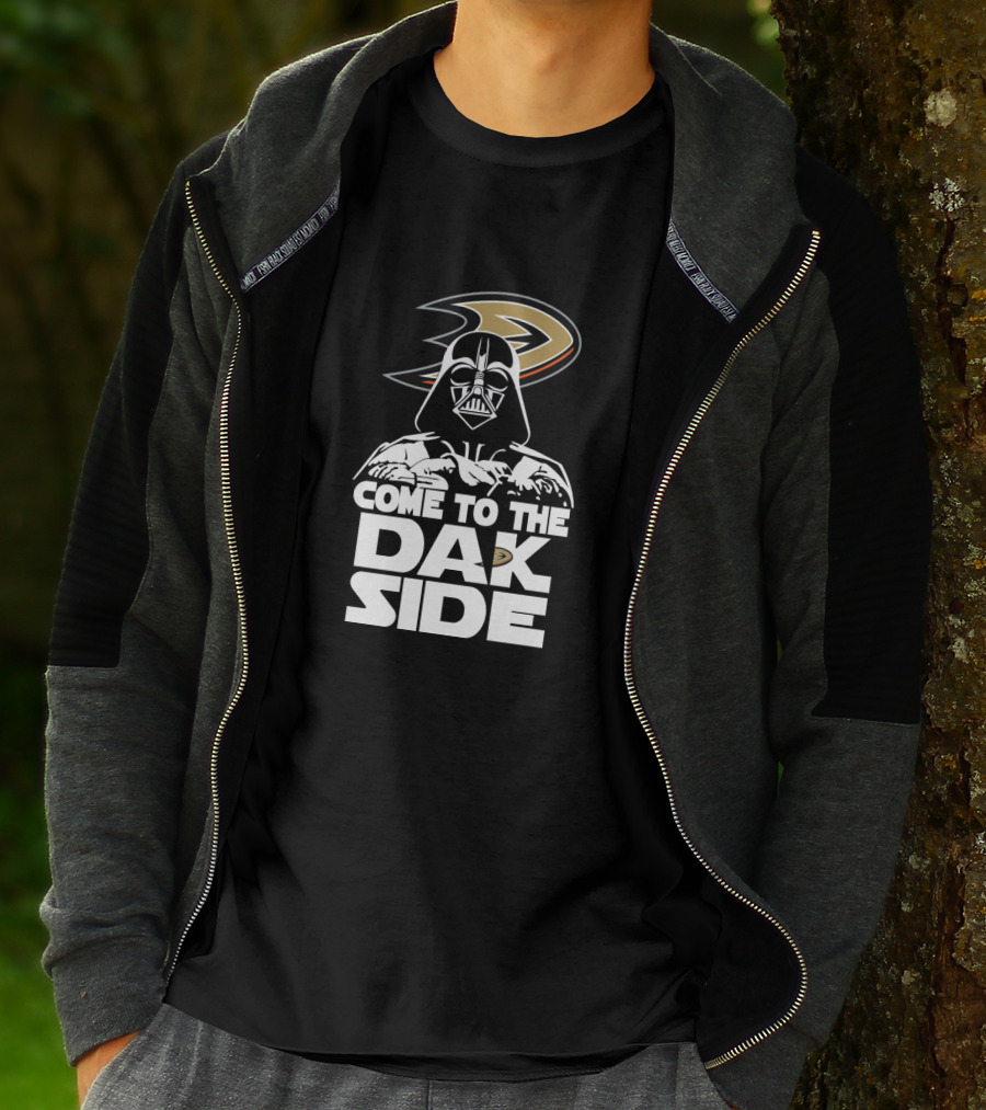 Darth Vader Come To The Dark Side Anaheim Ducks Fans T-Shirt