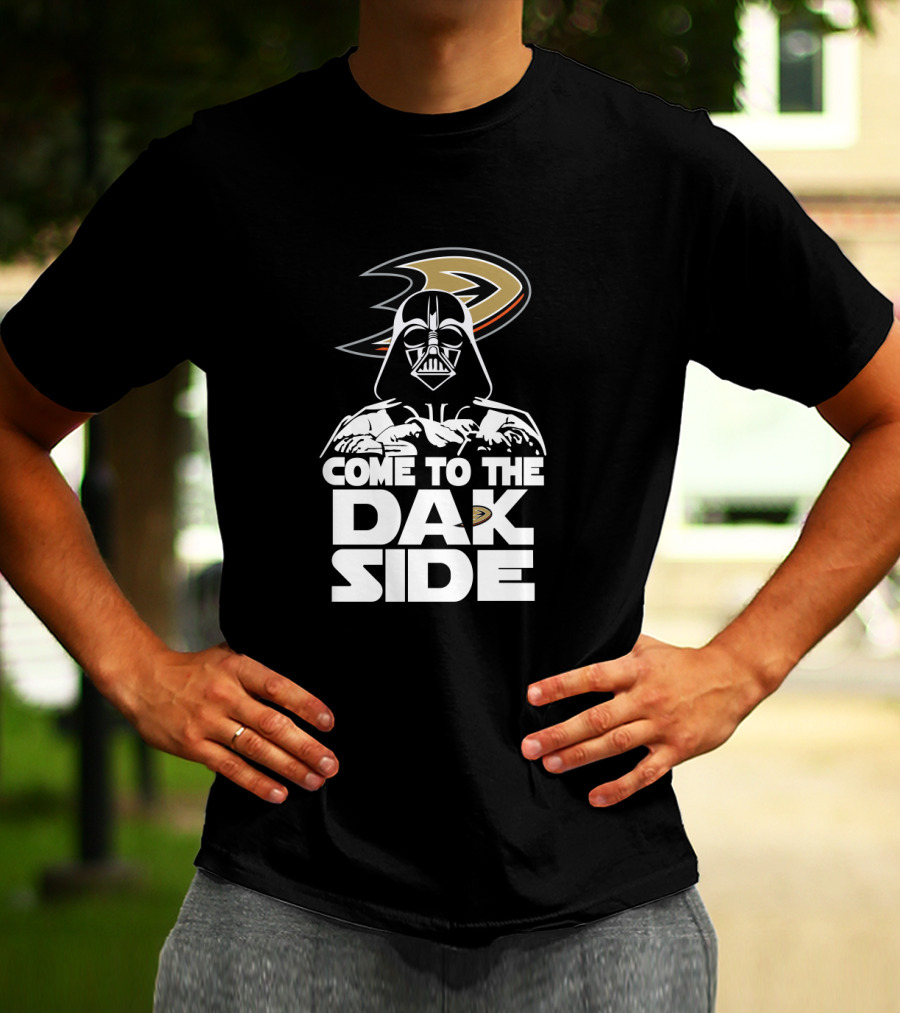 Darth Vader Come To The Dark Side Anaheim Ducks Fans T-Shirt