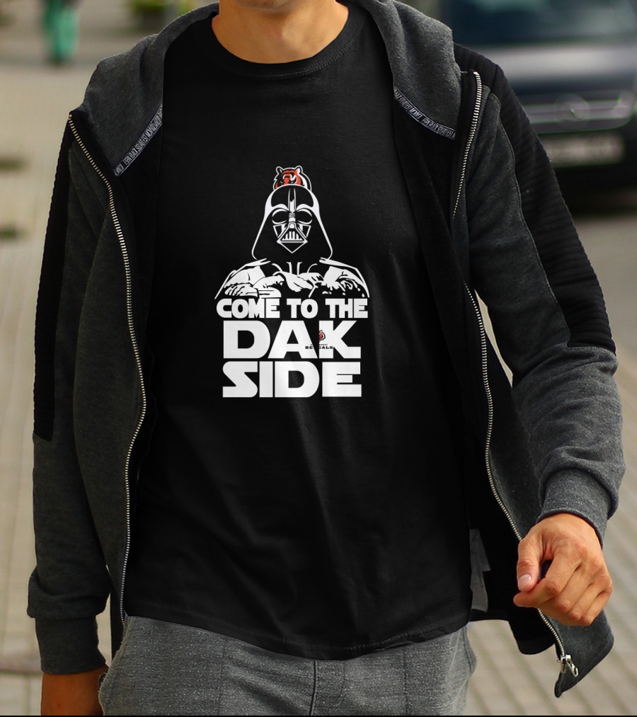 Come To The Dak Side Cincinnati Bengals Darth Vader T-Shirt