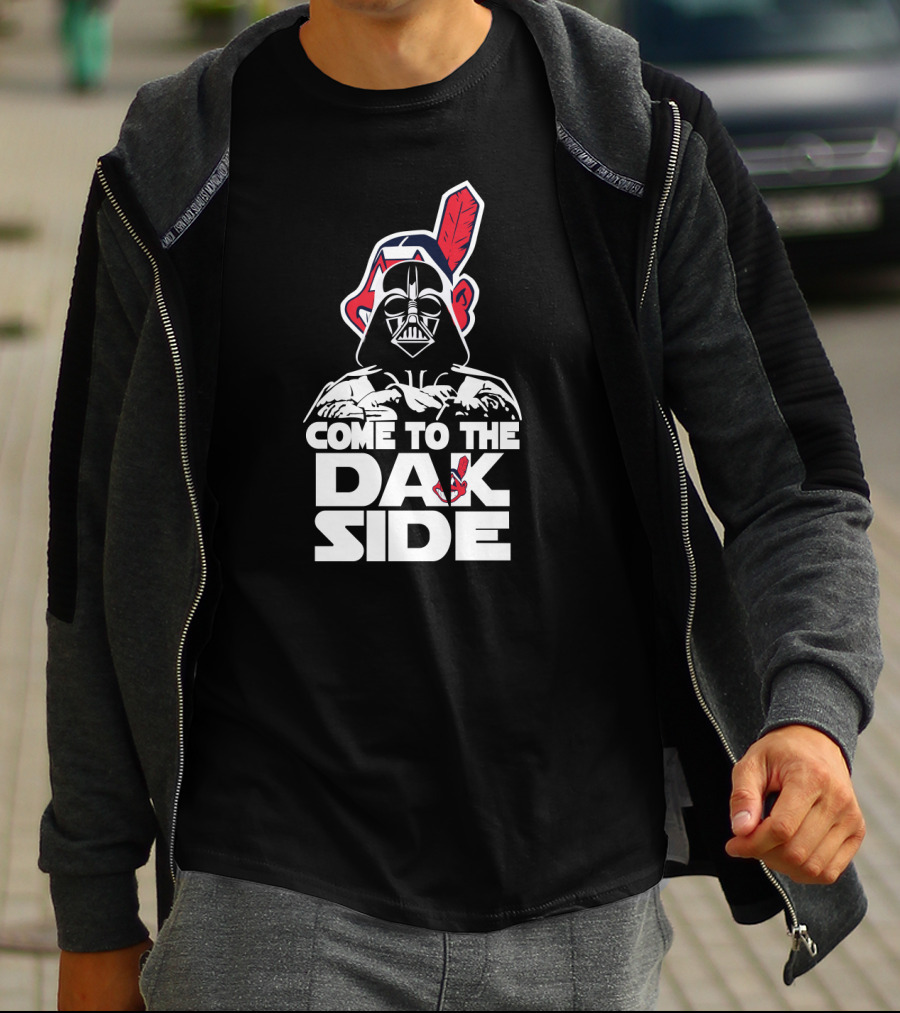 Come To The Dark Side Darth Vader Cleveland Indians Fans T-Shirt