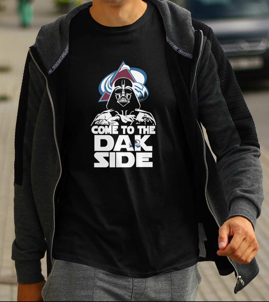 Come To The Dark Side Darth Vader Colorado Avalanche Fans T-Shirt