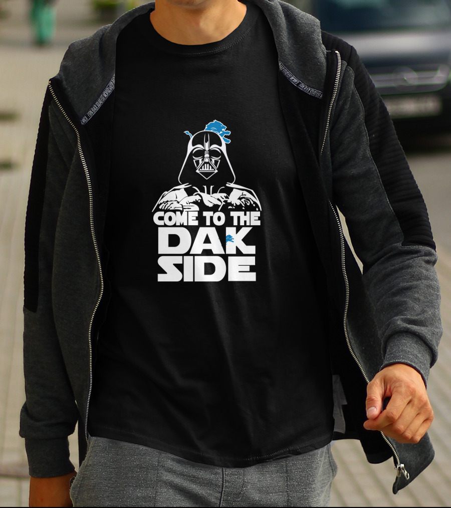 Come To The Dak Side Detroit Lions Fans T-Shirt