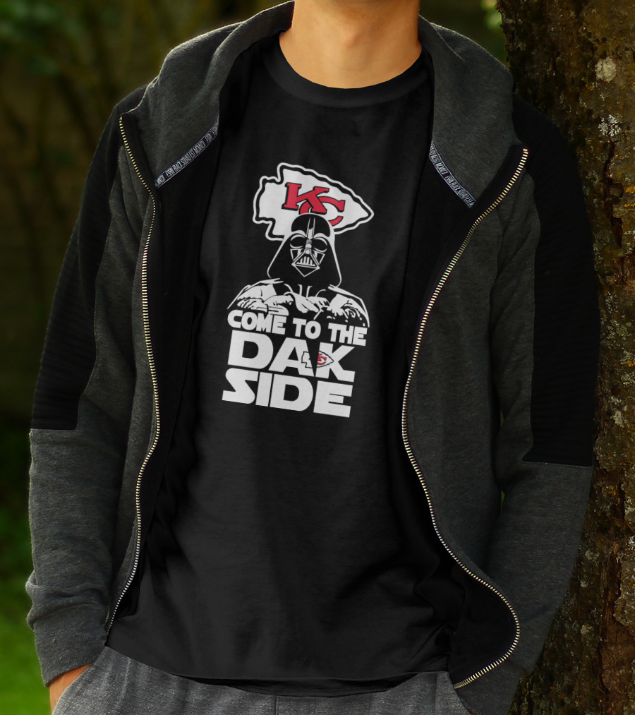 Come To The Kc Side Darth Vader Kansas City Chiefs T-Shirt