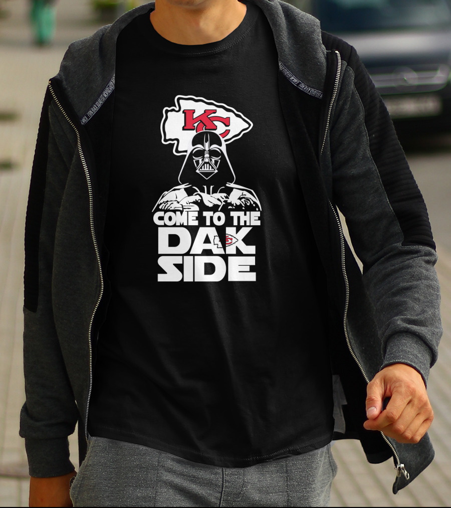 Come To The Kc Side Darth Vader Kansas City Chiefs T-Shirt