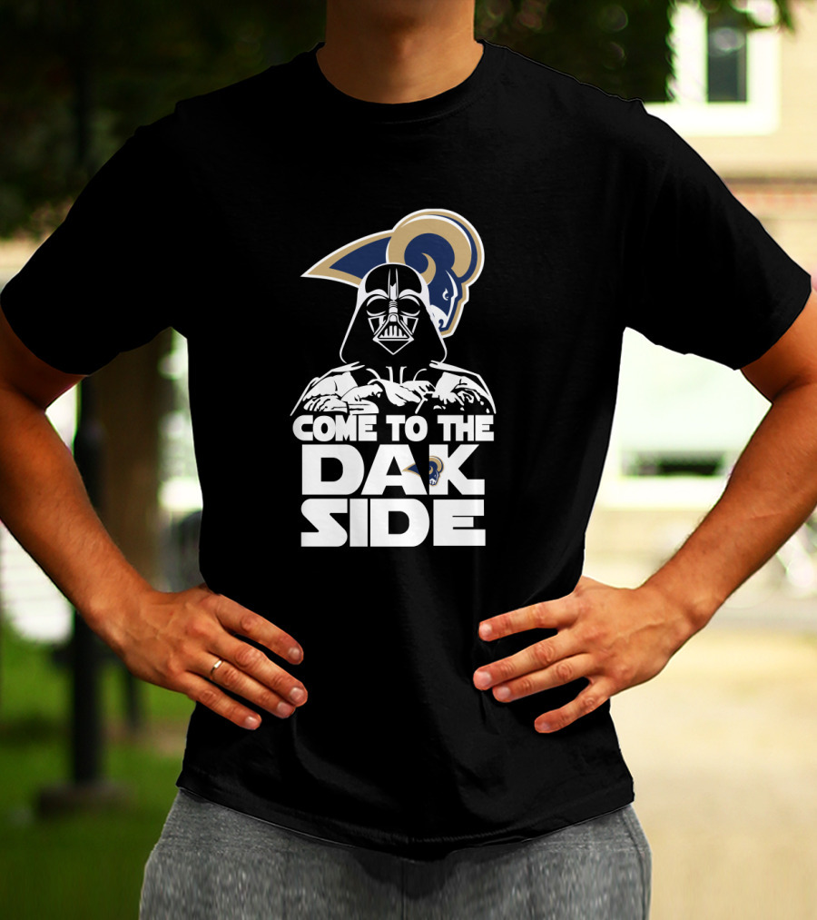 Darth Vader Come To The Dark Side Los Angeles Rams Fans T-Shirt