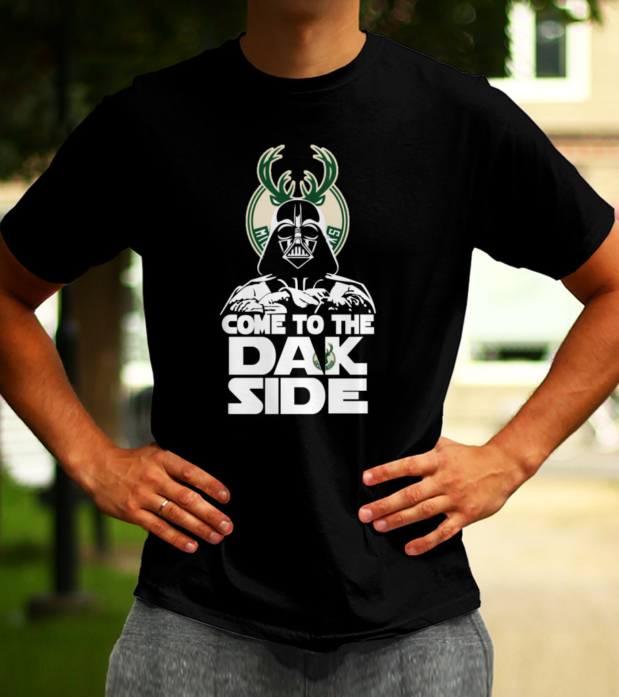 Come To The Dark Side Milwaukee Bucks Fans T-Shirt