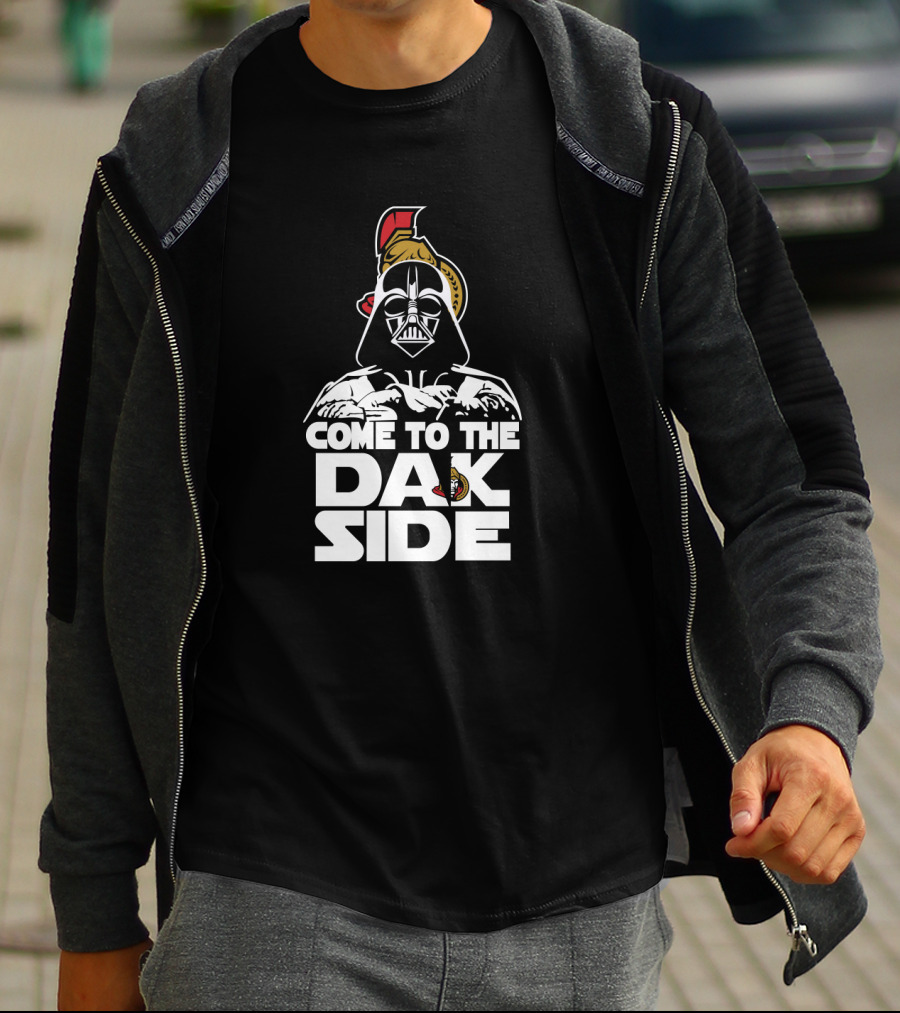 Darth Vader Come To The Dark Side Ottawa Senators Fans T-Shirt