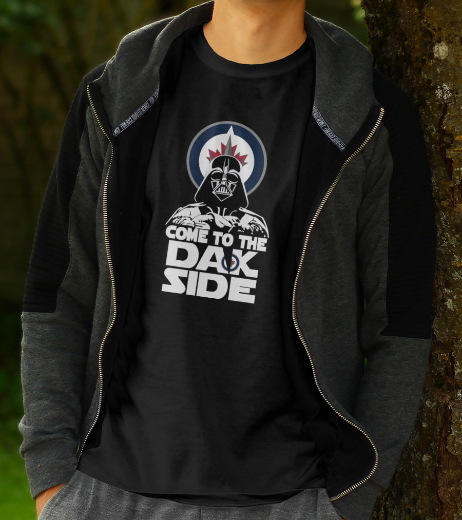 Come To The Dark Side Winnipeg Jets Fans Darth Vader T-Shirt