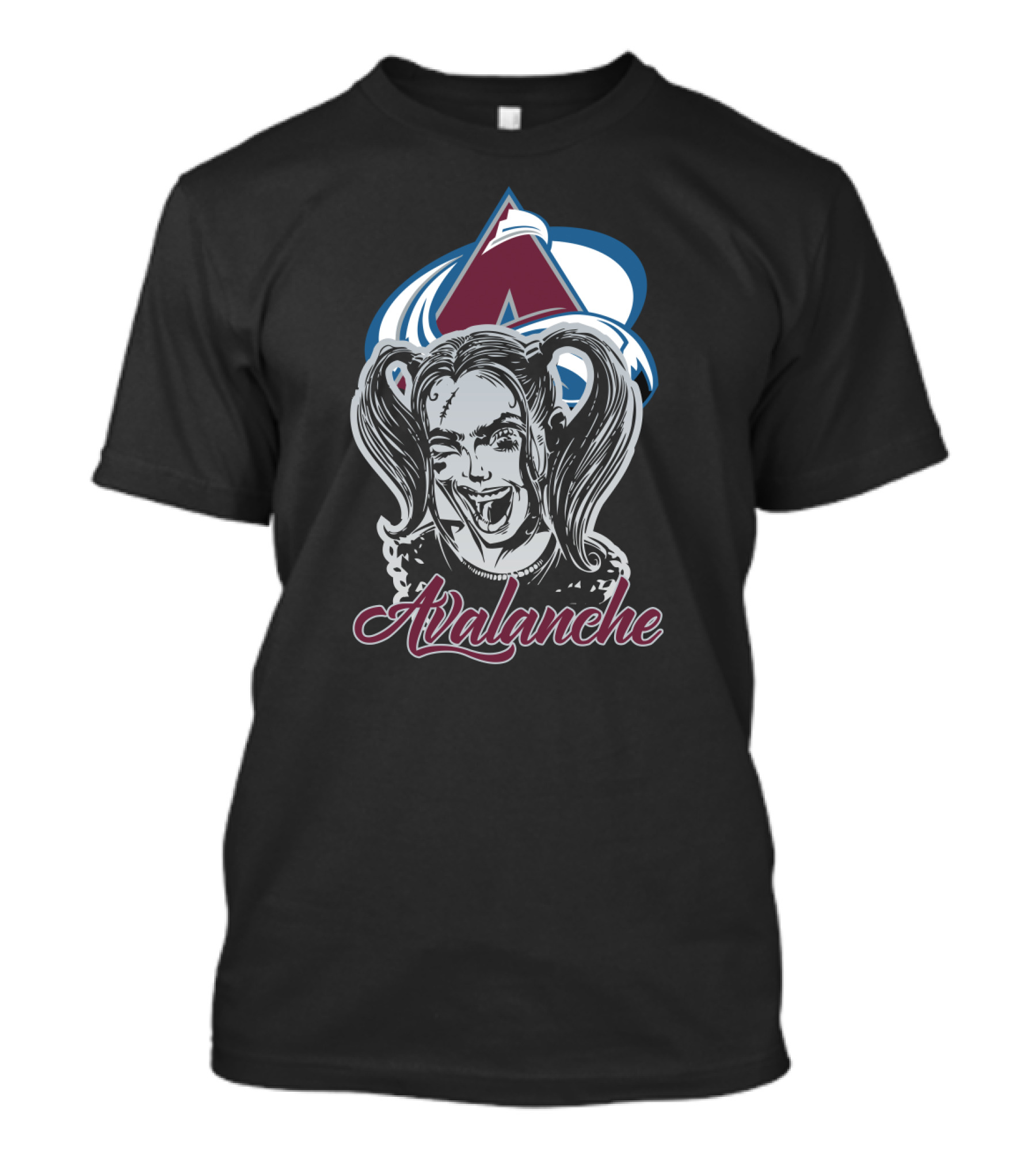 Avalanche Harley Quinn Colorado Fans T-Shirt