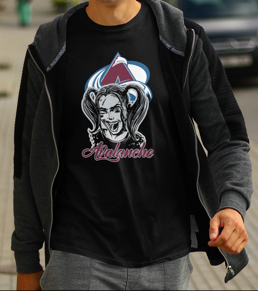 Avalanche Harley Quinn Colorado Fans T-Shirt