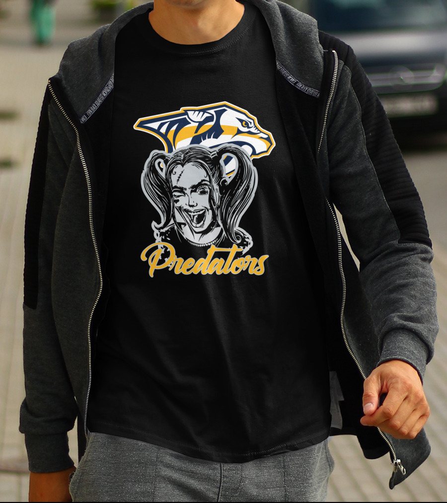 Harley Quinn Nashville Predators Fans Predators T-Shirt