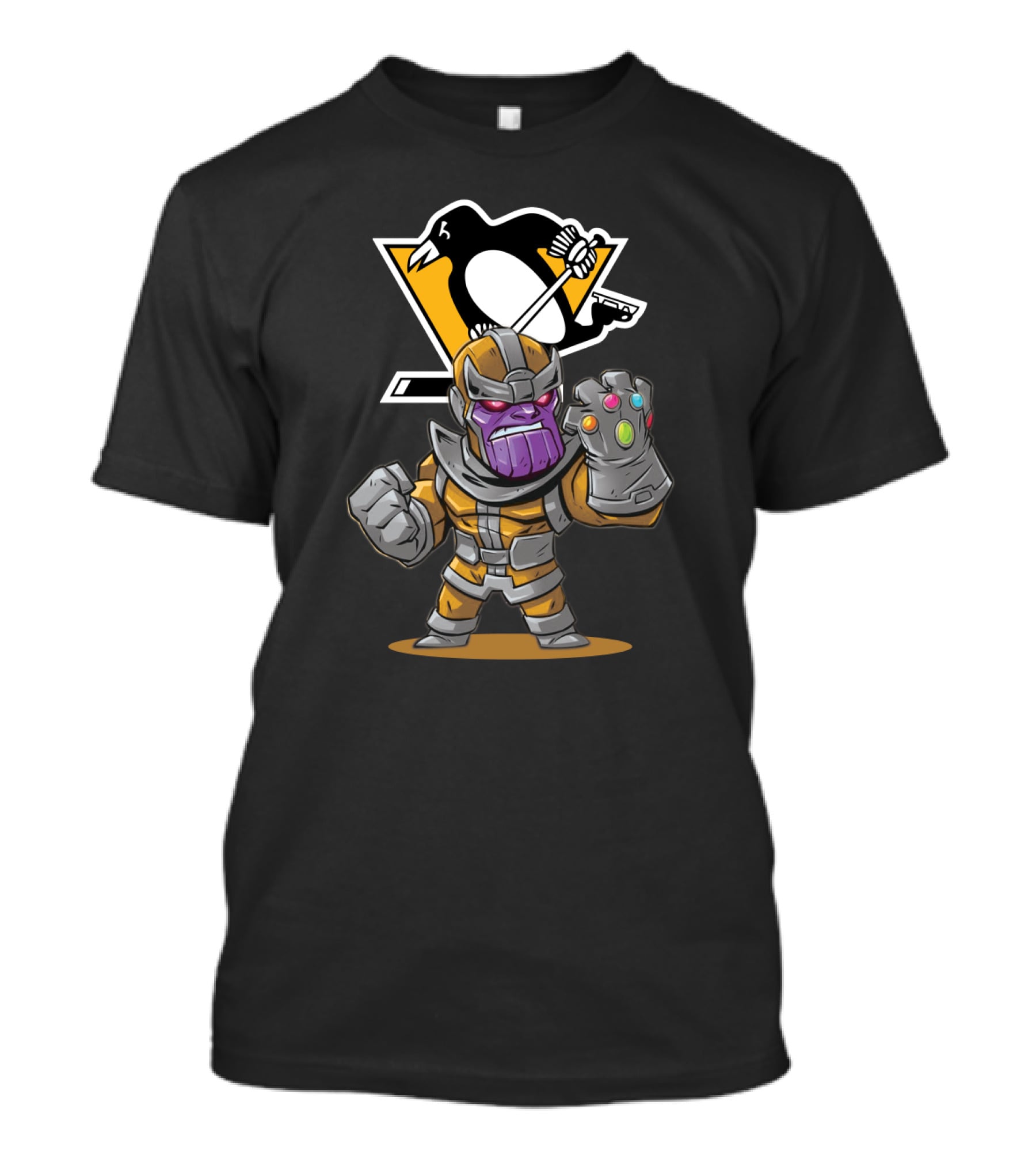 Pittsburgh Penguins Thanos Crossover With Infinity Gauntlet T-Shirt