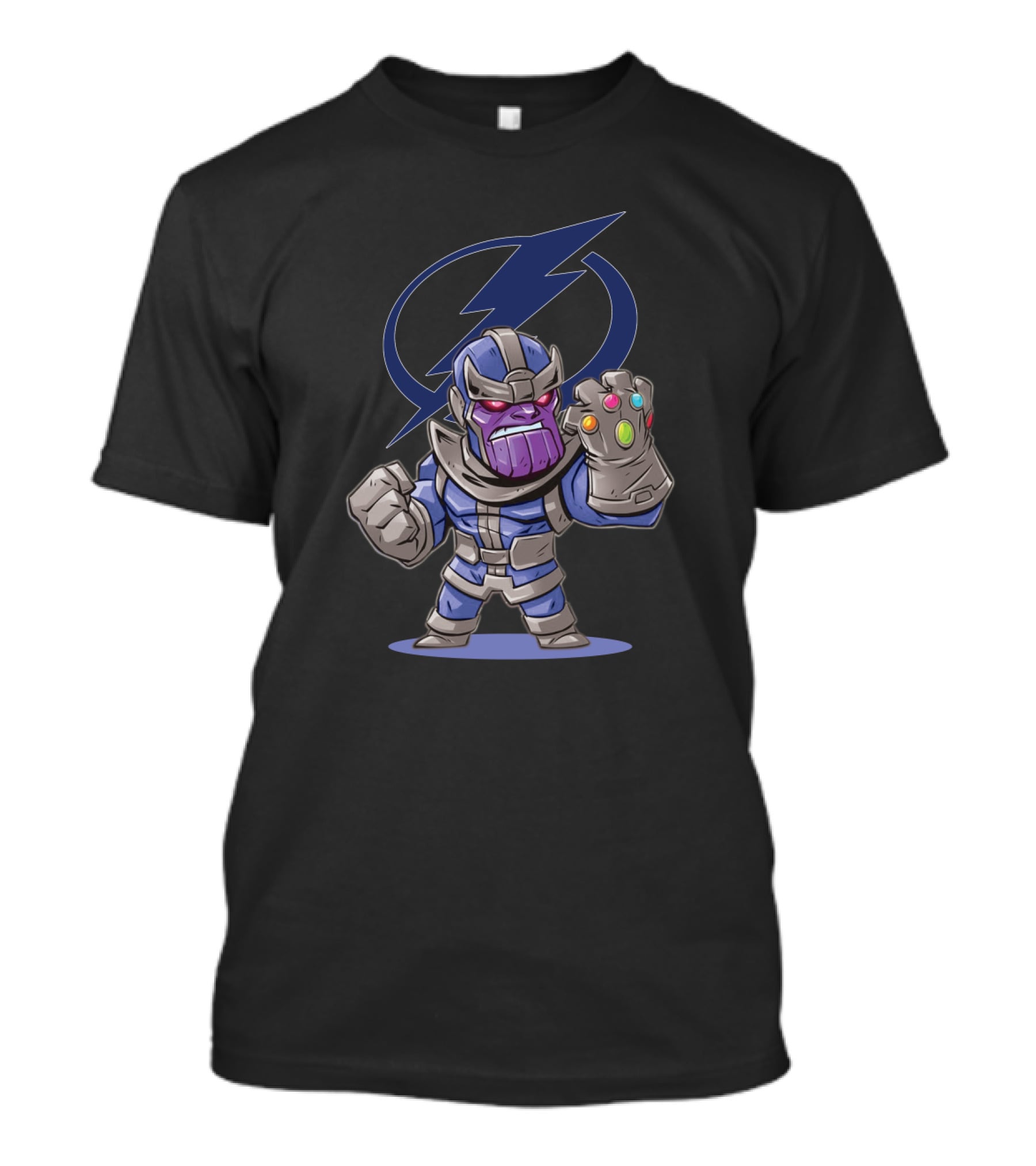 Thanos Tampa Bay Lightning Crossover Avengers Fans Marvel Infinity Gauntlet T-Shirt