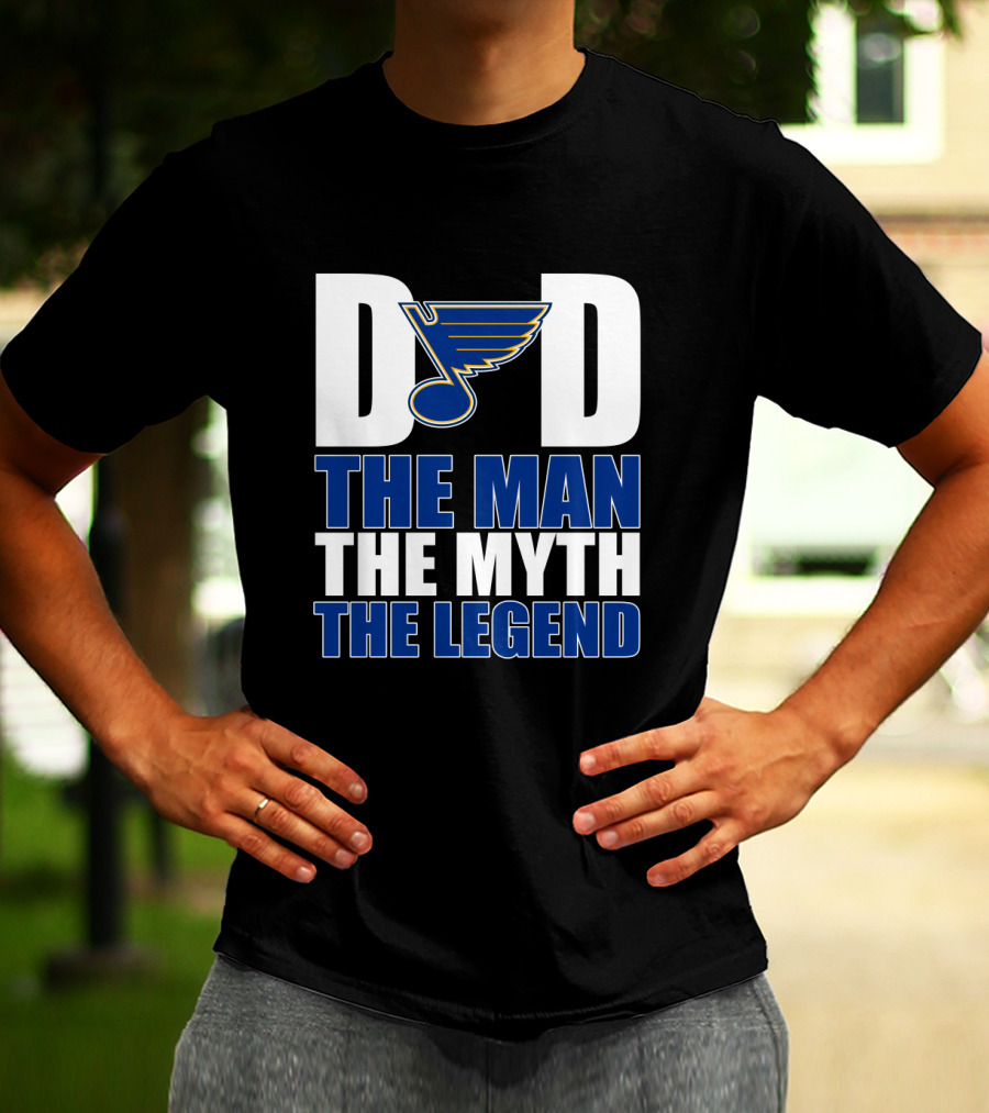 Dad St. Louis Blues The Man The Myth The Legend T-Shirt
