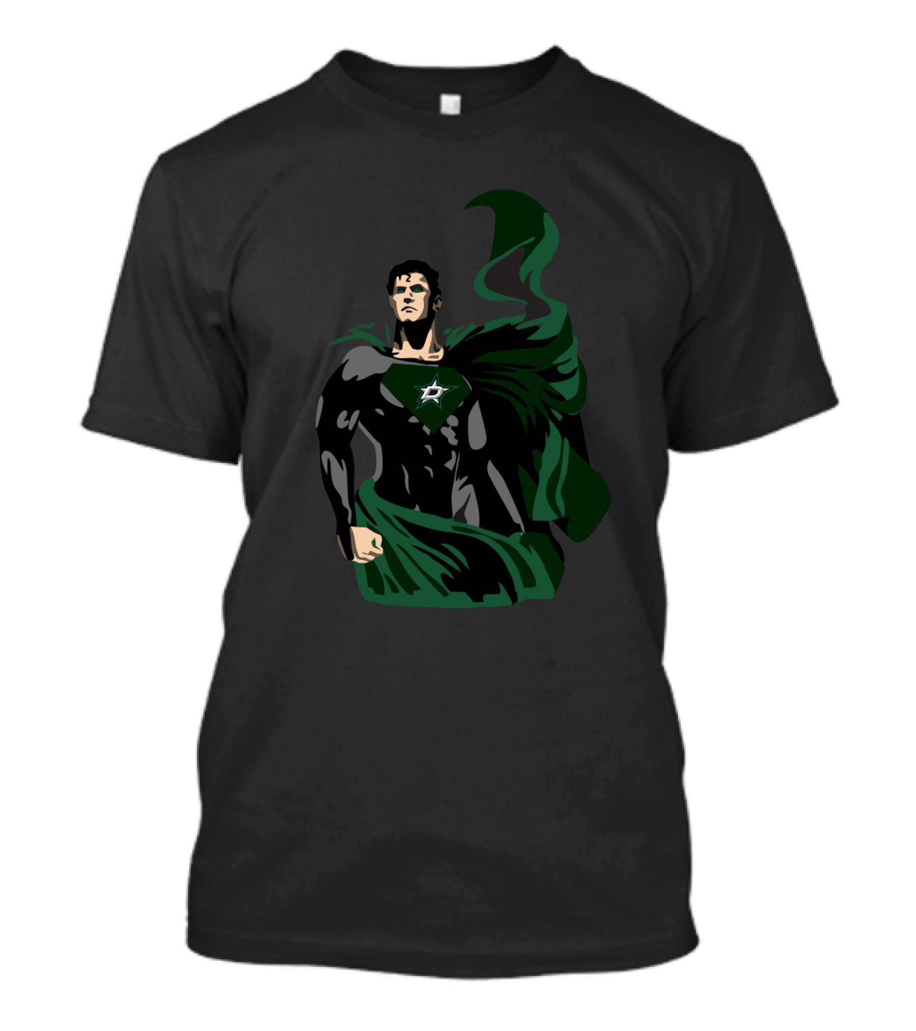 Dallas Stars Superman Logo Fusion Hero T-Shirt