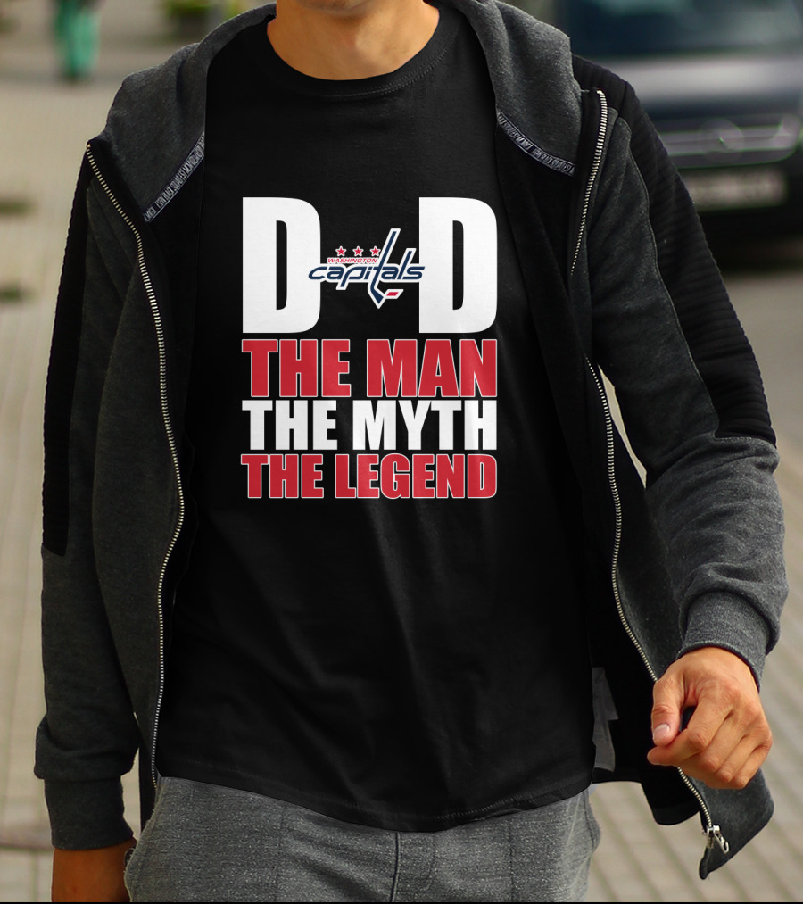 Washington Capitals Dad The Man The Myth The Legend T-Shirt