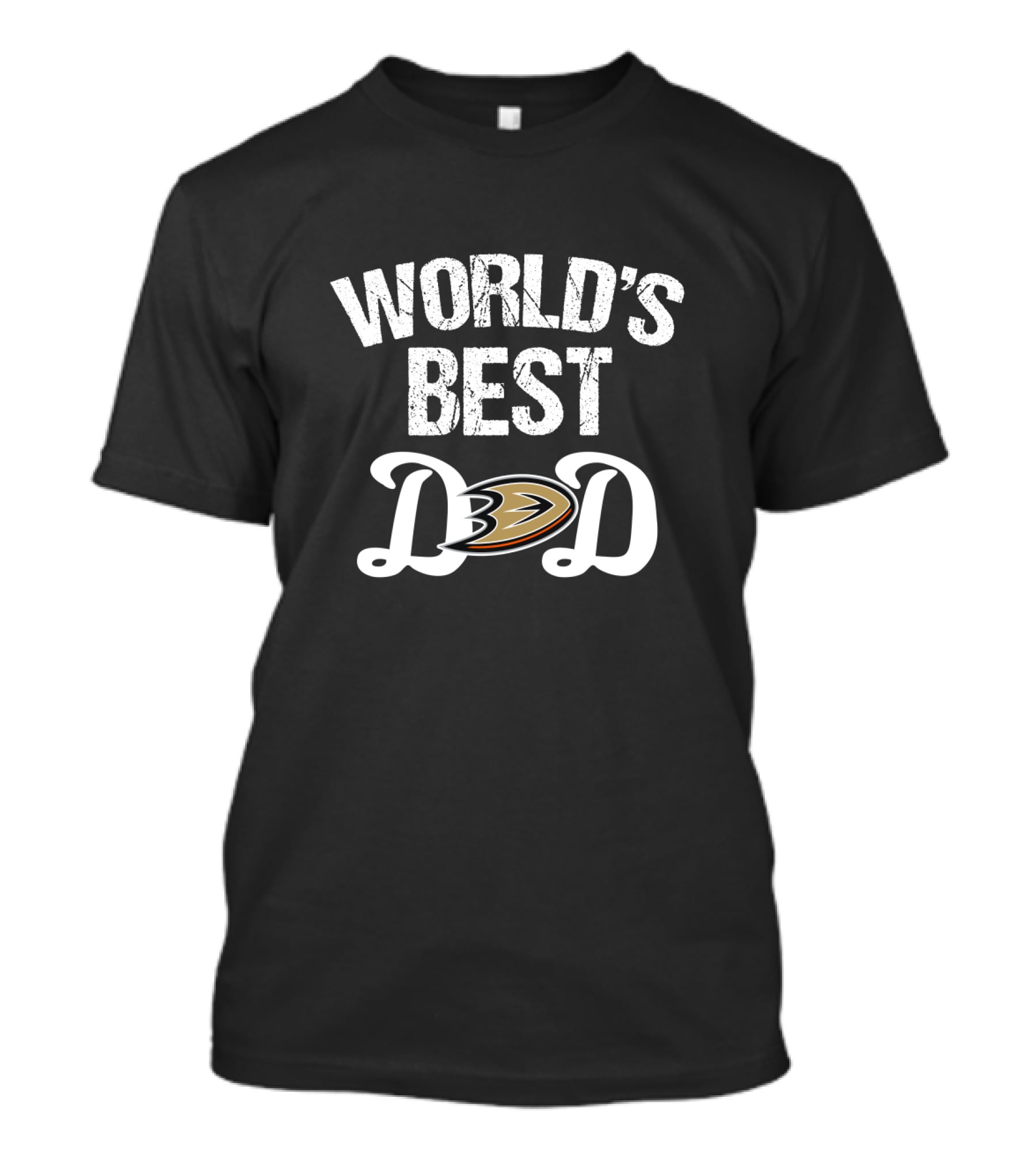 World's Best Dad Anaheim Ducks Fan T-Shirt
