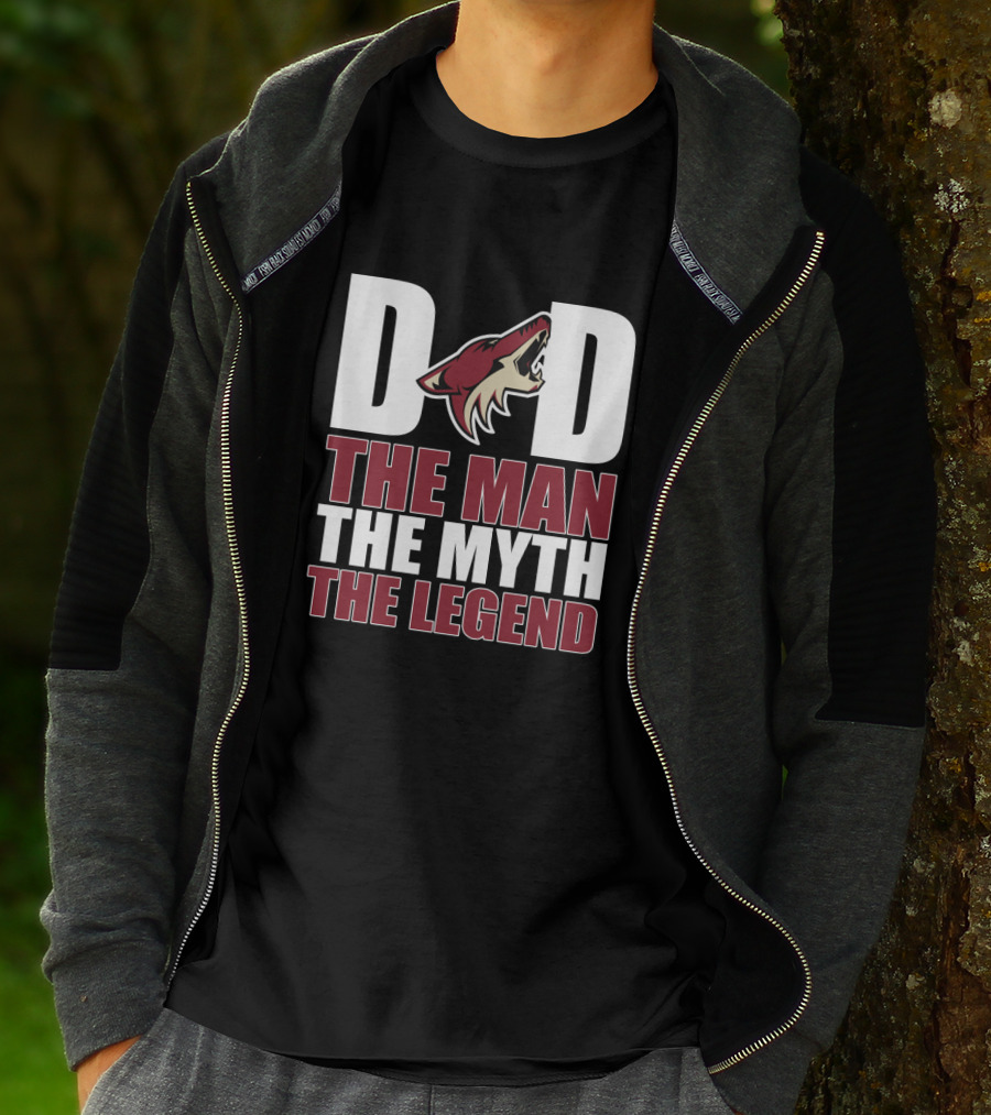 Arizona Coyotes Dad The Man The Myth The Legend T-Shirt