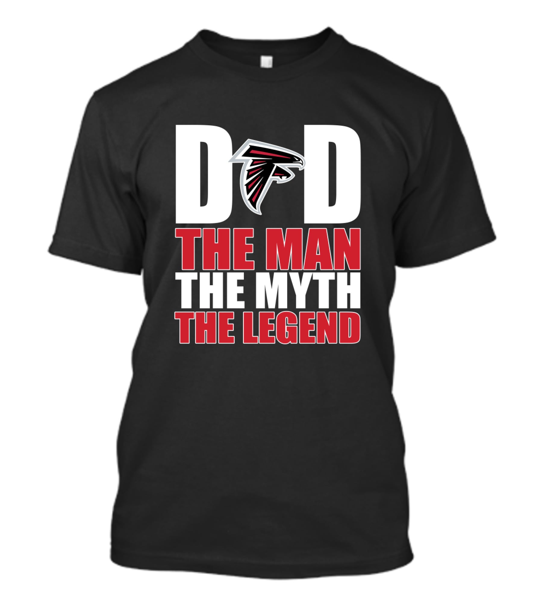 Atlanta Falcons Dad The Man The Myth The Legend Father's Day T-Shirt