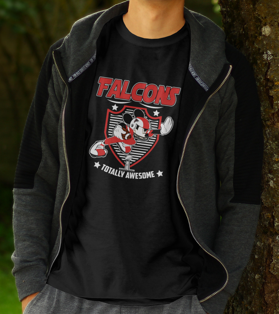 Falcons Totally Awesome Mickey Football Fan T-Shirt