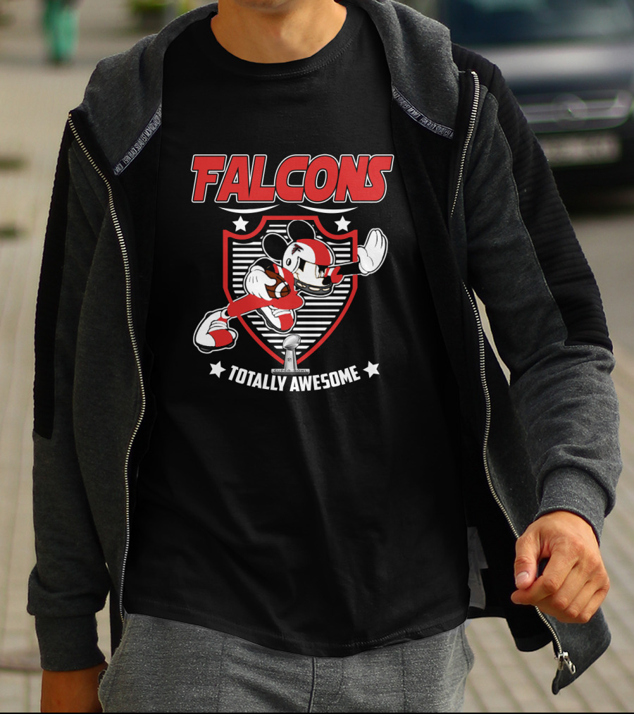 Falcons Totally Awesome Mickey Football Fan T-Shirt